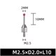 thumbnail image 4 of 2X Puntas de Medición de Sonda CNC M2.5 Punta de Aguja de 2 mm Eje de Porcelana Calibrador de CNC Sonda de Medición Máquinas CMM B, 4 of 4