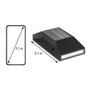Solar Wall Lights Clearance! 2pcs Solar Wall Lights Outdoor Waterproof, Solar Wall Light Up And Down Illuminate Outdoor Sunlight Lamp Ip65 Modern Decor