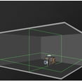 thumbnail image 4 of Gradiente Irfora Nivel láser de línea cruzada 2D con soporte 30M/ 98FT Autonivelación 2 x 360 grados Rayo verde horizontal y vertical Recargable Marcador de 8 líneas láser 4 niveles de brillo 4 modos Irfora Gradiente, 4 of 7