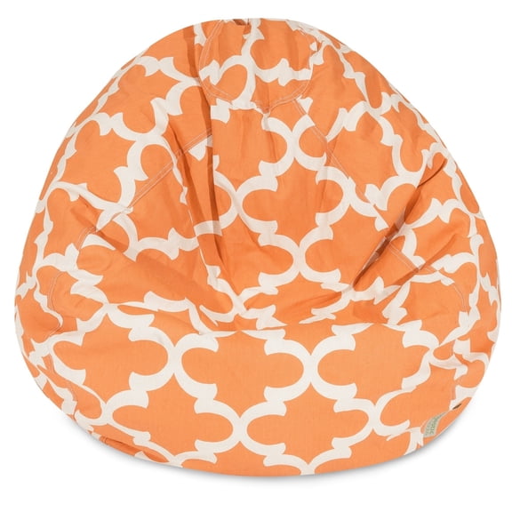 Majestic Home Goods Trellis Large Classic Bean Bag Chair, Multiple Colors