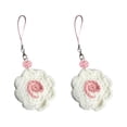 thumbnail image 6 of RUISINERY 2pieces Handmade Fish Roll Keychain Japanese Styles Crochet Yarn Phone Charm Bag Accessory Detailed Handmade for Women, 6 of 7