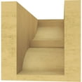 thumbnail image 4 of 5"W x 10"D x 5"H Wide Ridgewood Rough Cedar Woodgrain TimberThane Corbel, Primed Tan, 4 of 6