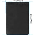 thumbnail image 4 of HUGFEGWE Black Carry Bag, Polyester Drawstring Pouch Storage Bag for Skipping Rope with Drawstring Design, Organize Small Things, 5.9 x 7.9in U2536-0864, 4 of 9