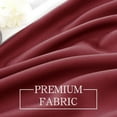thumbnail image 5 of Christmas Wine Red Window Valance 18 Inches Long - Rod Pocket Thermal Insulated Blackout Curtain Valance for Bedroom Living Room Kitchen Bathroom, One Panel, 52 x 18 Inches Length, 5 of 6