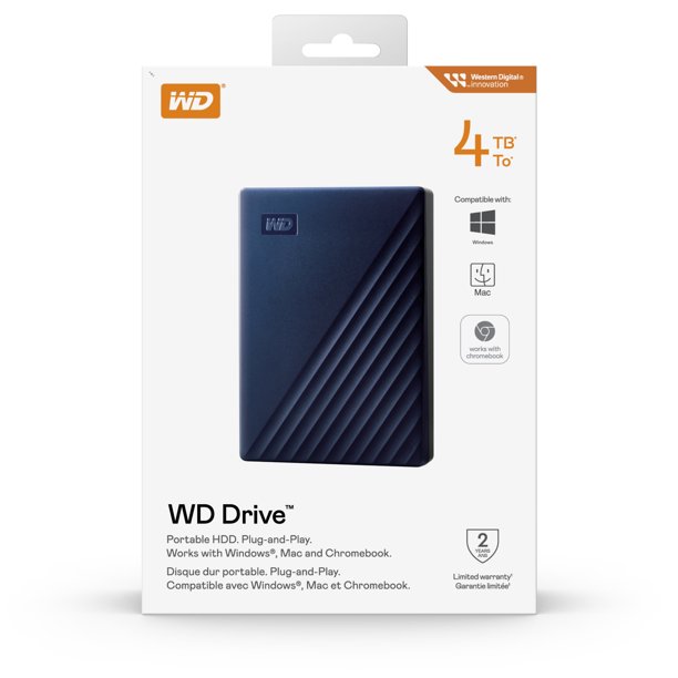 4TB Western Digital Drive™ Portable Hard Drive - Walmart.ca