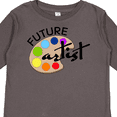 thumbnail image 4 of Inktastic Future Artist with Paints Boys or Girls Long Sleeve Toddler T-Shirt, 4 of 5