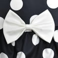 thumbnail image 6 of snilers Girls Sleeveless Dresses Polka Dots Crew Neck Summer Dresses Birthday Party A Line Swing Sundress Size 2-13 Years, 6 of 8
