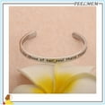thumbnail image 4 of Inspirational Bracelet and from The Chaos of Her Soul There Flower Beauty Cuff Bangle Bracelet Encouragement Gift for Daughter Granddaughter Best Friend, 4 of 6