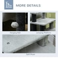 thumbnail image 5 of PawHut Pet Stairs, Adjustable Height 3 Step/4 Step Cat Steps, Gray, 5 of 9