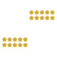 thumbnail image 1 of Kearding 10 Uds. Parche de flores para planchar patrón Floral autoadhesivo para bricolaje naranja Type2 NO2, 1 of 6