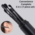 thumbnail image 3 of 6Pcs Ear Pick Earwax Removal Kit Reusable Ear Cleaner Stainless Steel Ear Pick Ear Cleansing Tool Set Functional Wax Pick Remover Kit For Adults Kids, 3 of 3
