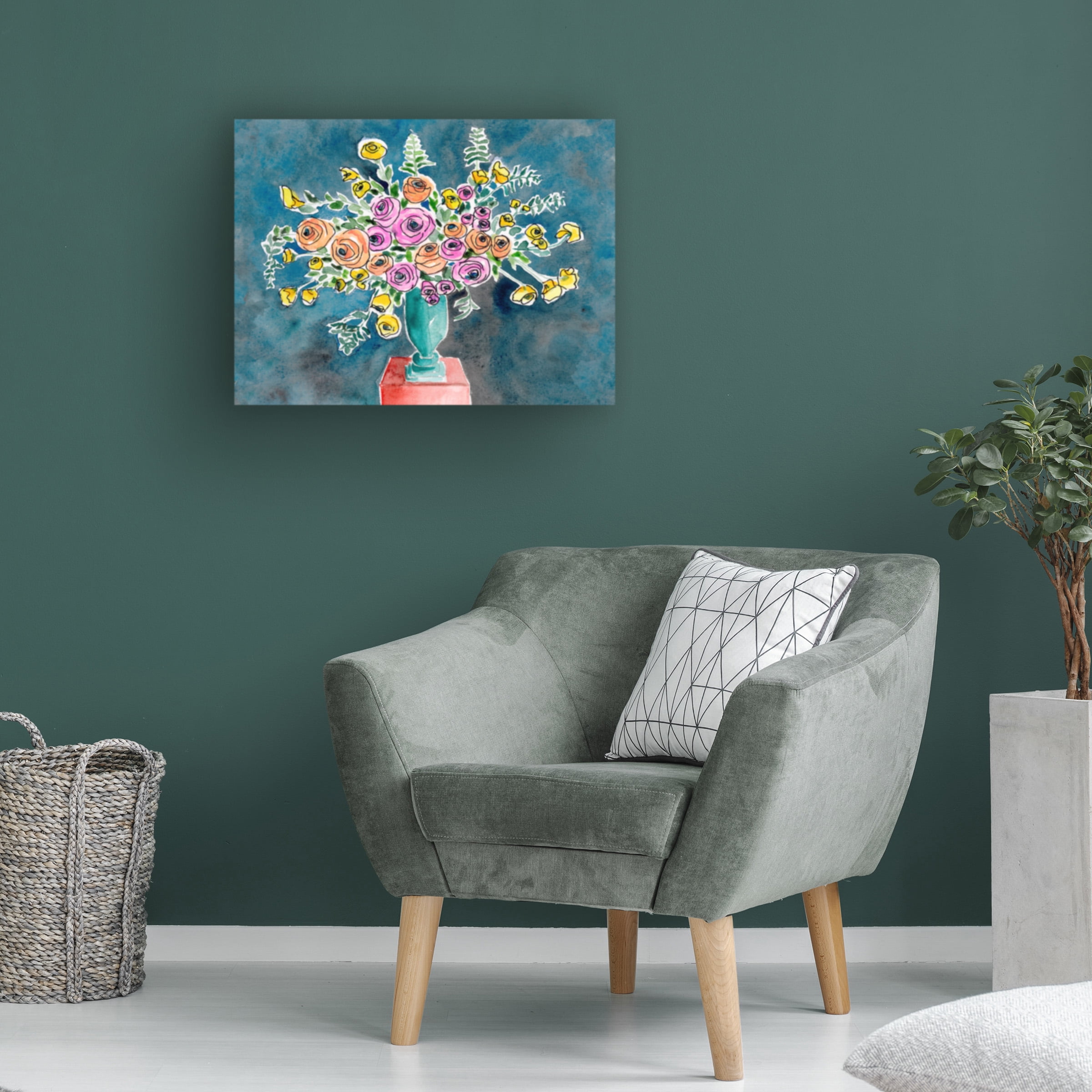 Regina Moore 'Abundant Arrangement II' Canvas Art