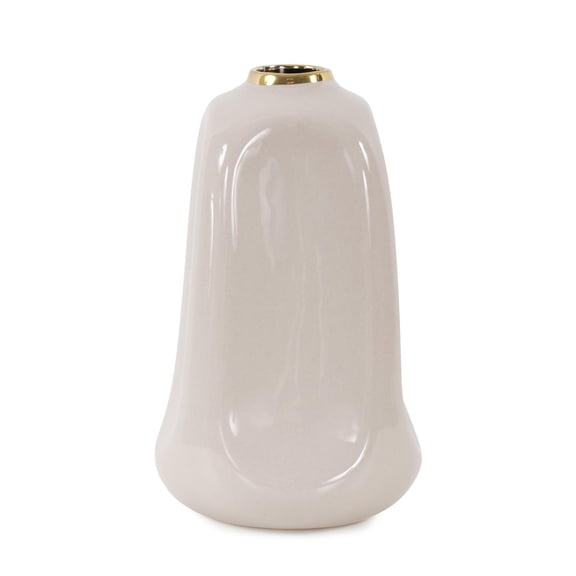 Christana Concaved Ceramic Vase- Tall