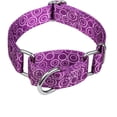 thumbnail image 1 of Dazzber Martingale Collars for Dogs, No Pull Anti-Escape Pet Collar, Heavy Duty for Medium and Large Dogs, Adjustable 17 Inch to 25 Inch, Light Purple -C.R.C, 1 of 4