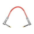 thumbnail image 4 of Milaget Guitar Patch Cable Electric Guitar Cable Length 15cm PVC Shell Connector Line red, 4 of 9