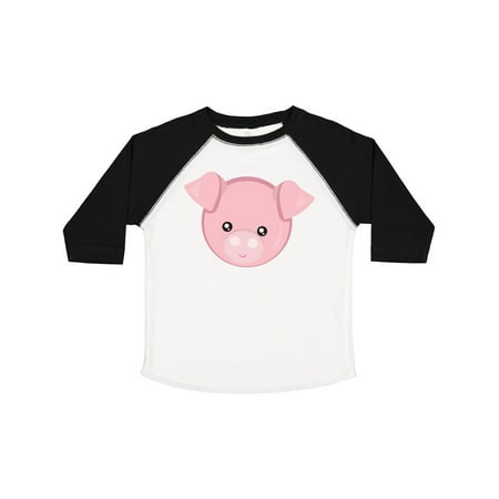 

Inktastic Cute Pig Little Pig Piggy Pink Pig Gift Toddler Boy or Toddler Girl T-Shirt