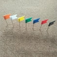 thumbnail image 5 of SWETRACE Flag Push Pins Assorted Color For Travel Map Geography Lovers 160Pcs 1.4x0.7x0.1in, 5 of 10