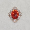 thumbnail image 4 of 10X 30x25mm Diamond-Shaped Crystal Buttons DIY Sewing Fasteners Metal Rhinestone Buckle Buttons Flat Back for Jewelry Making Craft Wedding Dress, 4 of 7