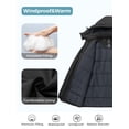 thumbnail image 6 of Wantdo Men's Big and Tall Ski Coat Waterproof Snowboarding Jacket Warm Winter Jacket Grey 4X, 6 of 8