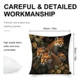 thumbnail image 2 of Four tigers Linen toss pillowcase Decoration pillowcase Gift preferred 18x18" Cushion cover 1 set Sofa pillowcase Sofa bedroom living room car, 2 of 8