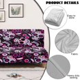 thumbnail image 6 of SCRAWLGOD Skull Flower Print Sofa Cover Without Armrest Heavy Duty Anti Wrinkle Futon Slipcover Washable Sofa Slipcover Leakproof Couch Cover 3 Seater for Living Room, 6 of 9