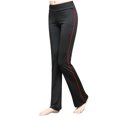 thumbnail image 3 of REALiKUN Women's Bootcut Pant Stretch Side-Stripe Yoga Pants Casual Workout Flare Leggings High Waist Wide Leg Lounge Pants, 3 of 3