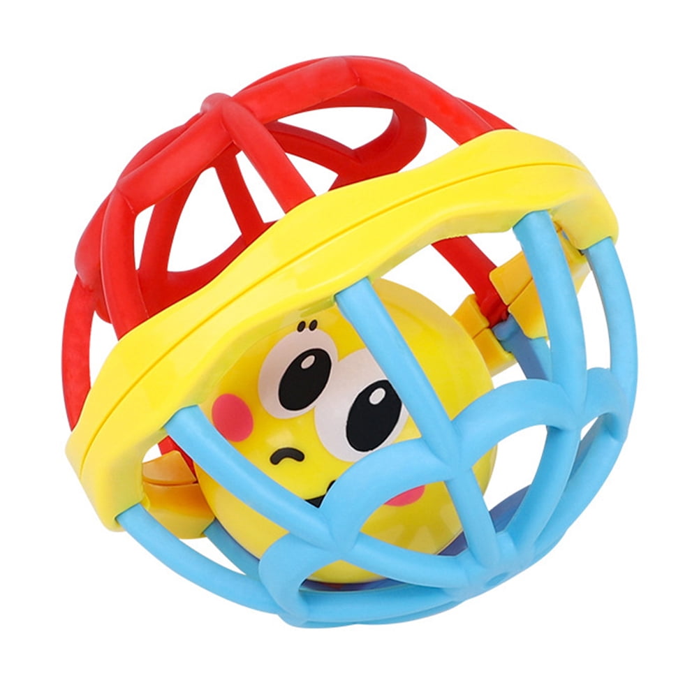Baby Bell Ball Toy Rattles Grasping Toy Hand Bell Rattle;Baby Bell Ball