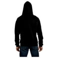 thumbnail image 5 of Men's Double Dry Action Fleece Full Zip Hood, Black - XL, 5 of 12