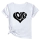 thumbnail image 1 of Camisetas de Manga Corta para Mujeres, Camiseta de Cuello Redondo Impresa de Moda, Primavera Y Verano Casual, 1 of 1