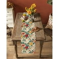 thumbnail image 5 of Ldtrchee Vintage Spring Floral Table Runner 60 Inches, Watercolor Farmhouse Botanical Bed Runner Dresser Scarves Tabletop for Indoor Outdoor Parties/Ceremony/Banquet, 13" x 60", 5 of 8