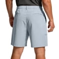 thumbnail image 4 of VV AVEORS Men'S Hiking Cargo Shorts Casual Lightweight Casual Summer Outdoor Golf Shorts With Zipper Pockets Light Blue M, 4 of 4
