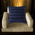 thumbnail image 4 of Pgyong Liquidation! Housse de Coussin Moderne à Franges - Housse de Coussin Unie pour Canapé, Lit, Chaise - Housse de Coussin Décorative - 18x18 Pouces Carrée, 4 of 5