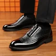 thumbnail image 5 of Men's Dress Shoes Genuine Leather Oxfords Luxury Formal Business Suit Shoes with Blake Rapid Stitch, 5 of 8