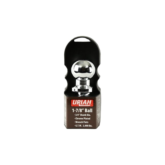 Uriah Products UT187575 Hitch 1 7/8-Inch Ball, 3/4-Inch Shank Diameter