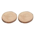 thumbnail image 3 of Wood Slice,25Pcs Wood Slice Pine Wooden Cup Coaster Wooden Slice Custom Engineered, 3 of 14
