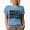 Baby Blue, variant on Mostly Sweet, Sometimes Savage, Quote for Wife, Girlfriend or Best Friend, Groovy Retro Wavy Text Merch Gift, Tan T-Shirt, Medium