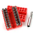 thumbnail image 1 of Virtual Warehouse Hollow 33-piece Special Bit Set For Electric Screwdriver Red <Unbranded>, 1 of 8
