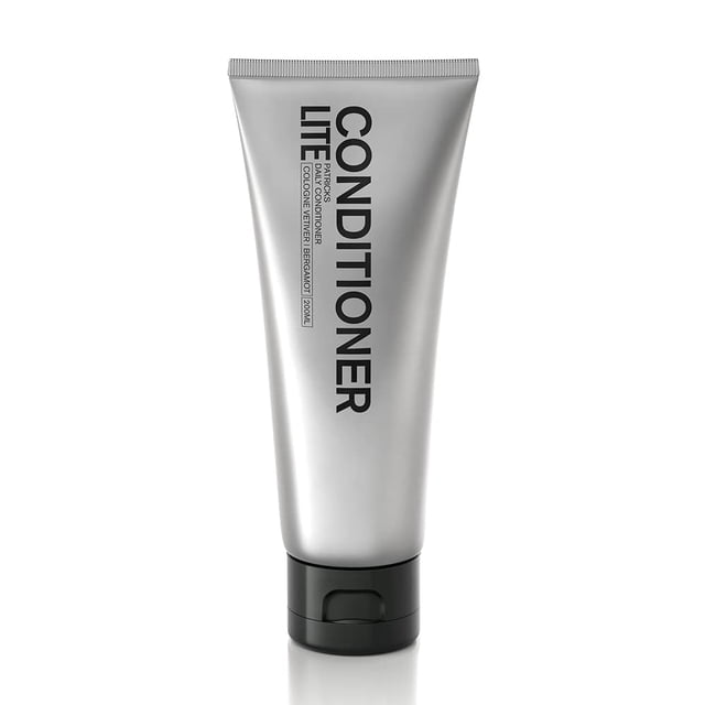 Acondicionador PATRICKS CD Lite | Notas de Vetiver y Bergamota | Cabello suave y nutrido | Aseo de Alto Rendimiento para Hombre 200ml