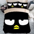 thumbnail image 3 of Dibujos animados BadBadtz-maru de cuatro piezas anime estilo japonés ropa de cama para niños funda de edredón estampado conjunto de tres piezas, 3 of 5