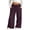 Wine, variant on Mercatoo Girls' Twill Pull on Denim Pants Elastic Waist Wide Leg Jeans for Girls Stretchy Baggy 𝐏alazzo Straight Leg Chambray Pants