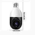 2MP HD Bulb Camera Smart Security Camera System 360 Degree Wireless