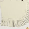 thumbnail image 4 of Hilason Western Bull Riding Chinks Chaps Adult Pro Rodeo Bronc Leather White, 4 of 5