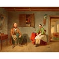 thumbnail image 3 of Francis William Edmonds 18x15 Black Modern Framed Museum Art Print Titled - Barking Up the Wrong Tree (About 1852 1853), 3 of 5