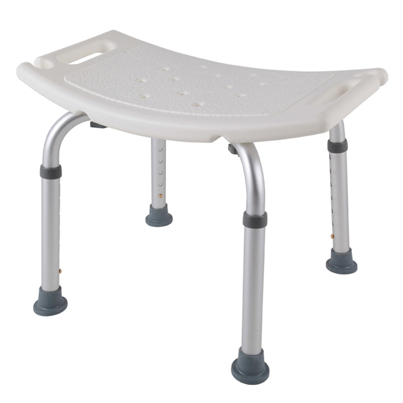 Tomshoo Bathroom Shower Bench Adjustable Height Shower Tub Stool Lightweight Bath Shower Seat