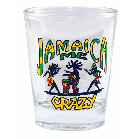Jamaica Me Crazy Shot Glass