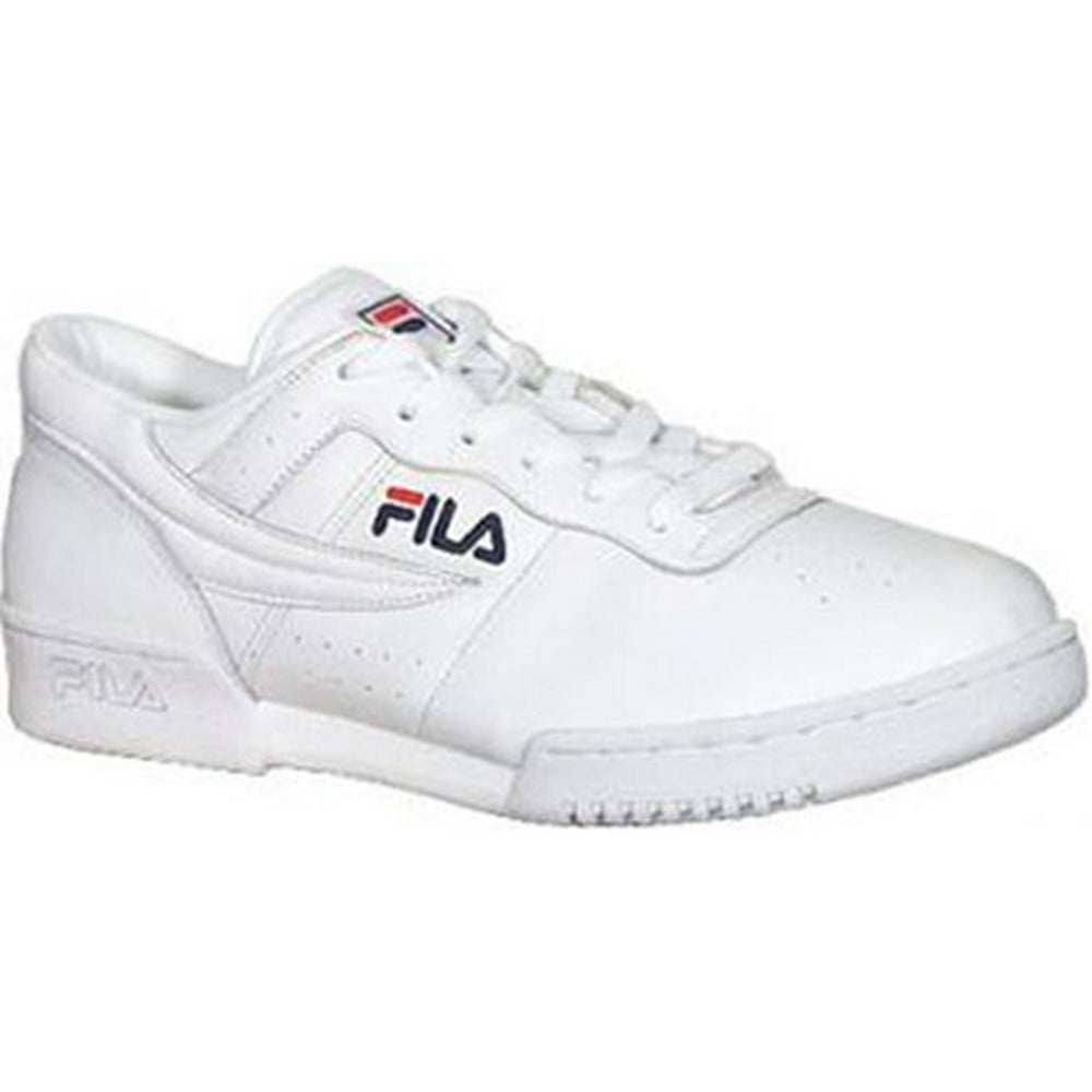 FILA - Fila Original Fitness Lea Classic Sneaker - Wht/Wht/Nvy-red ...