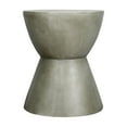 thumbnail image 5 of Small Outdoor Side Table Patio 18.3" H Concrete Hourglass End Table for Living Room Outdoor Backyard, 5 of 9