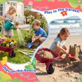 thumbnail image 2 of JoyStone Kids Gardening Tool Set with Wheelbarrow and Watering Can, 16-Piece Set with Wooden-Handle Tools, Ages 3-6, 2 of 10