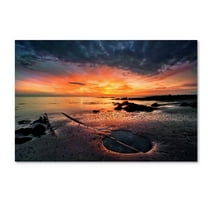 Trademark Fine Art 'Into The Sunset' Canvas Art by Borsteinn H Ingibergsson