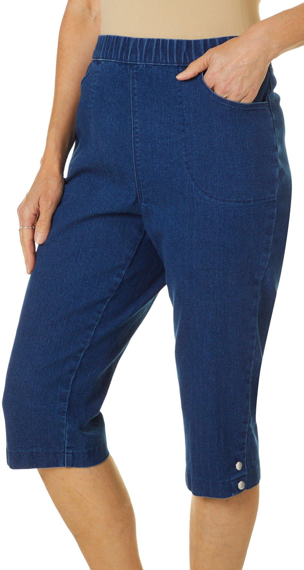 denim capris walmart